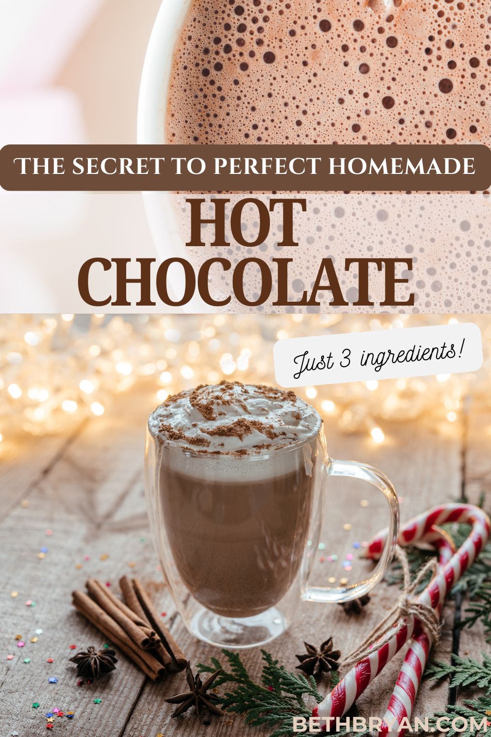 Easy 3-Ingredient Hot Chocolate Dip for Holiday Parties